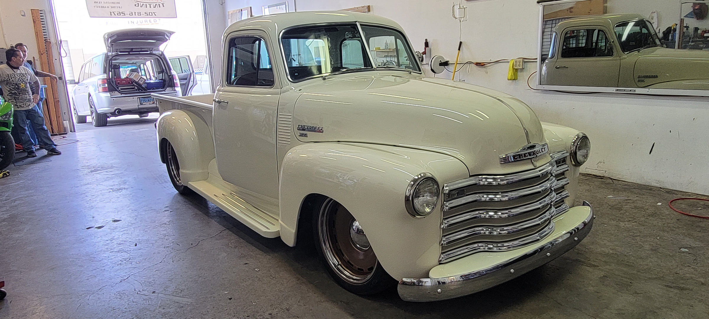 1950s Chevy with custom window tint