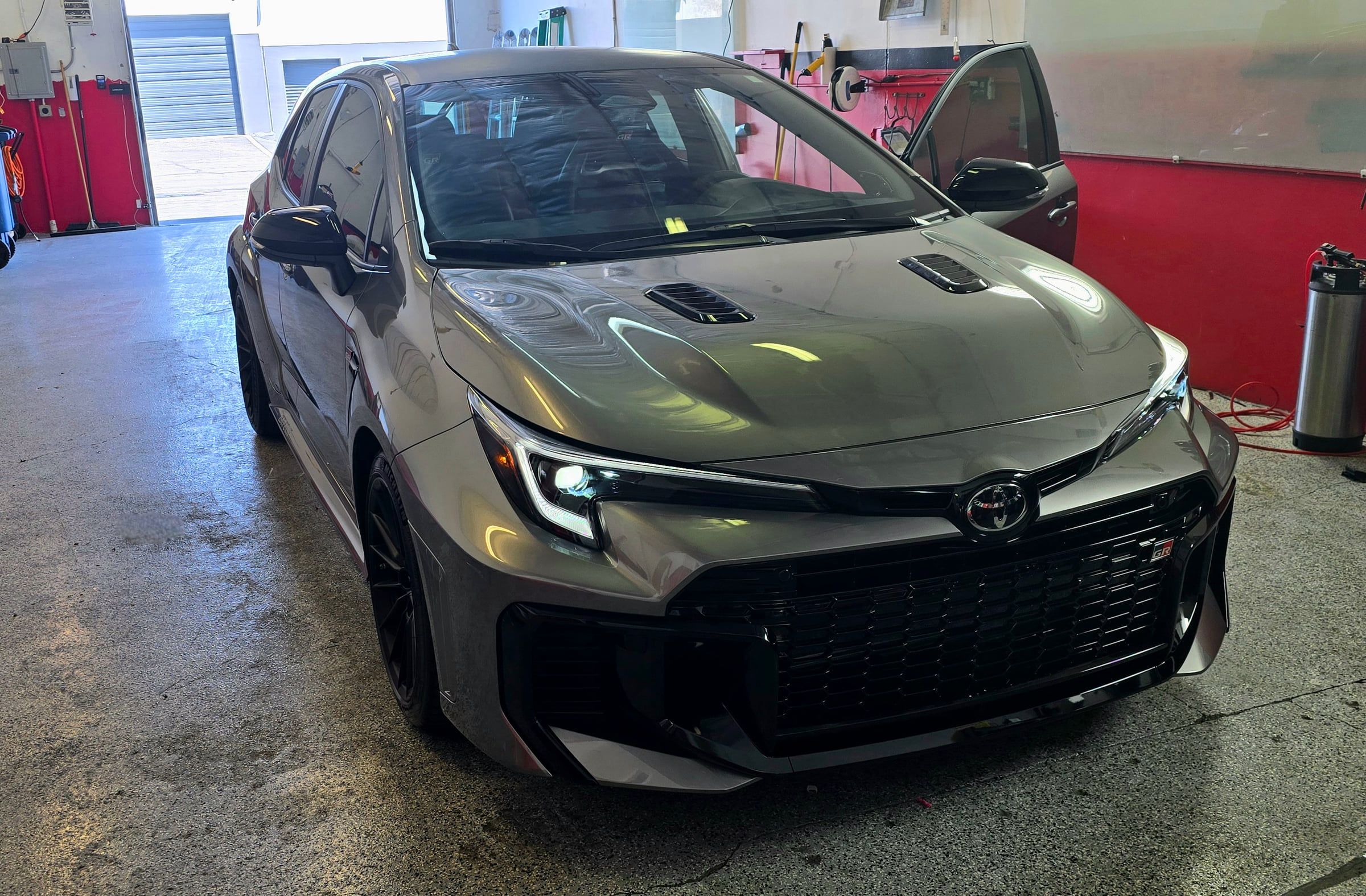 Toyota Corolla with window tint
