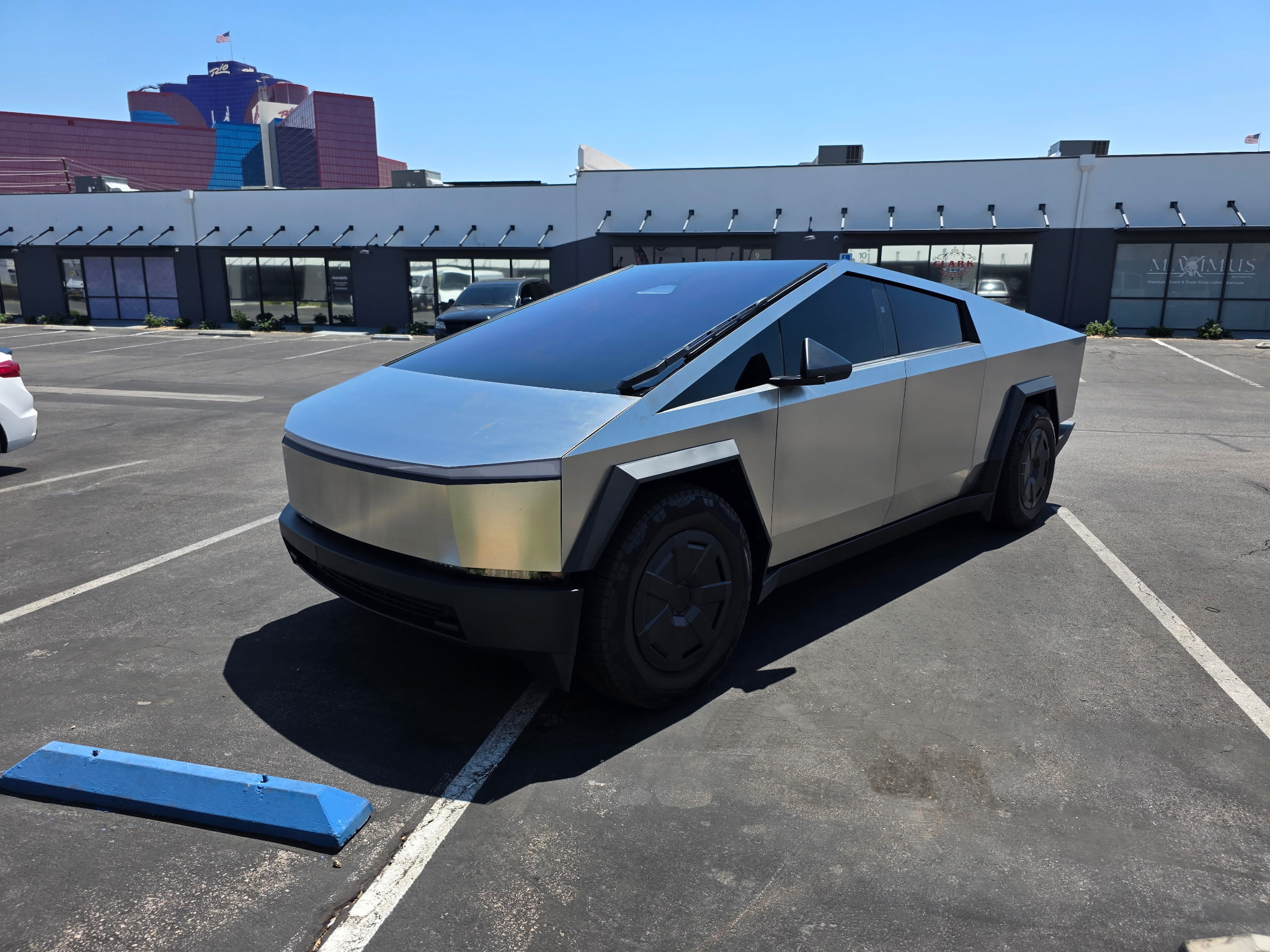 Tesla Cybertruck with window tint